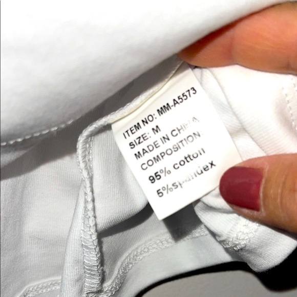 White and Green  Top with Playful Design - Picture 6 of 7